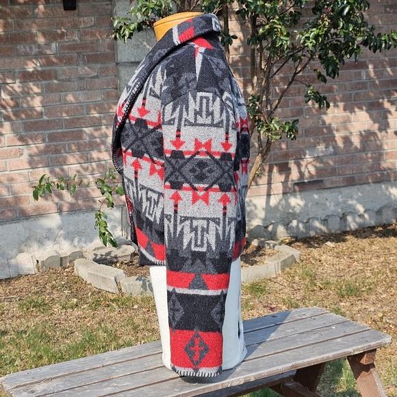 Vtg. Rhonda Stark southwestern wool jacket - Picture 3 of 7